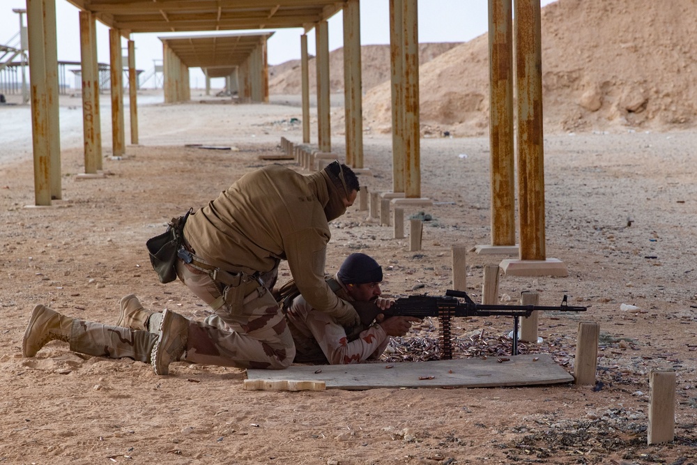 French and Iraqi Armed Forces Conduct Firing Range