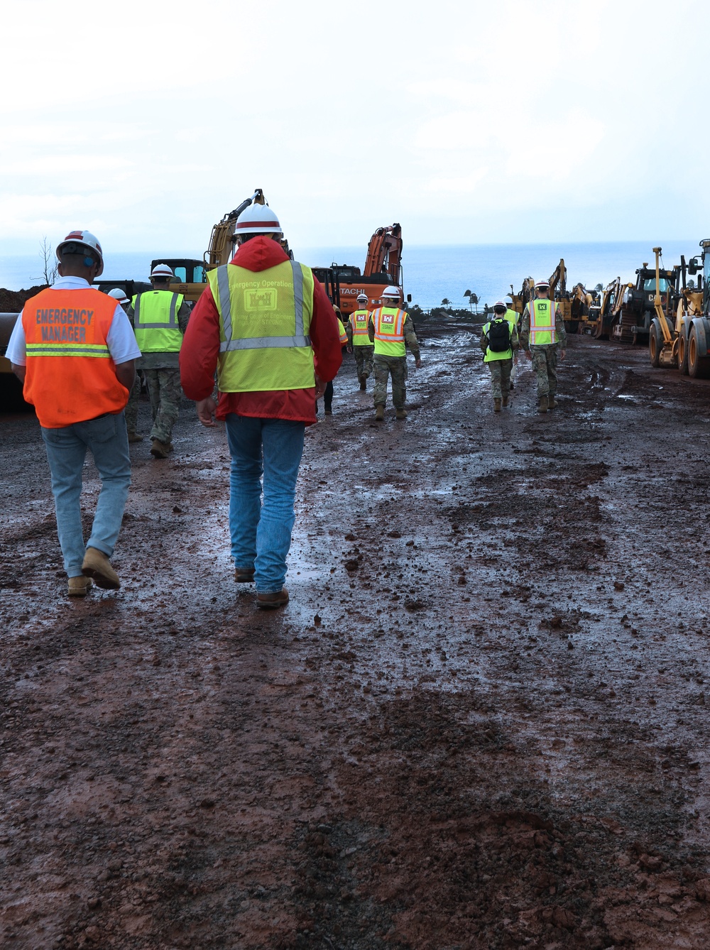 Pacific Ocean Division Commander receives update on temporary school construction in Lahaina