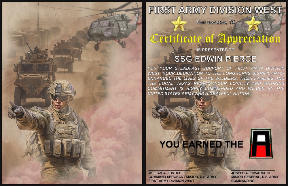 First Army Division West OC/T Award