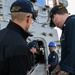 USS Spruance conducts material inspection