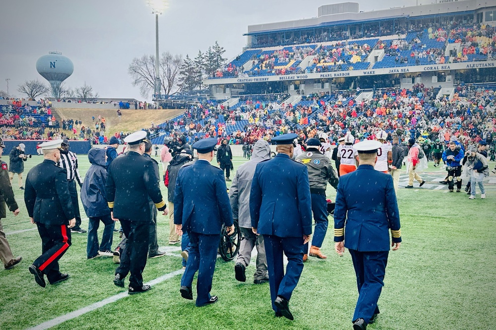 U.S. Coast Guard at 2023 Military Bowl in Annapolis, Maryland