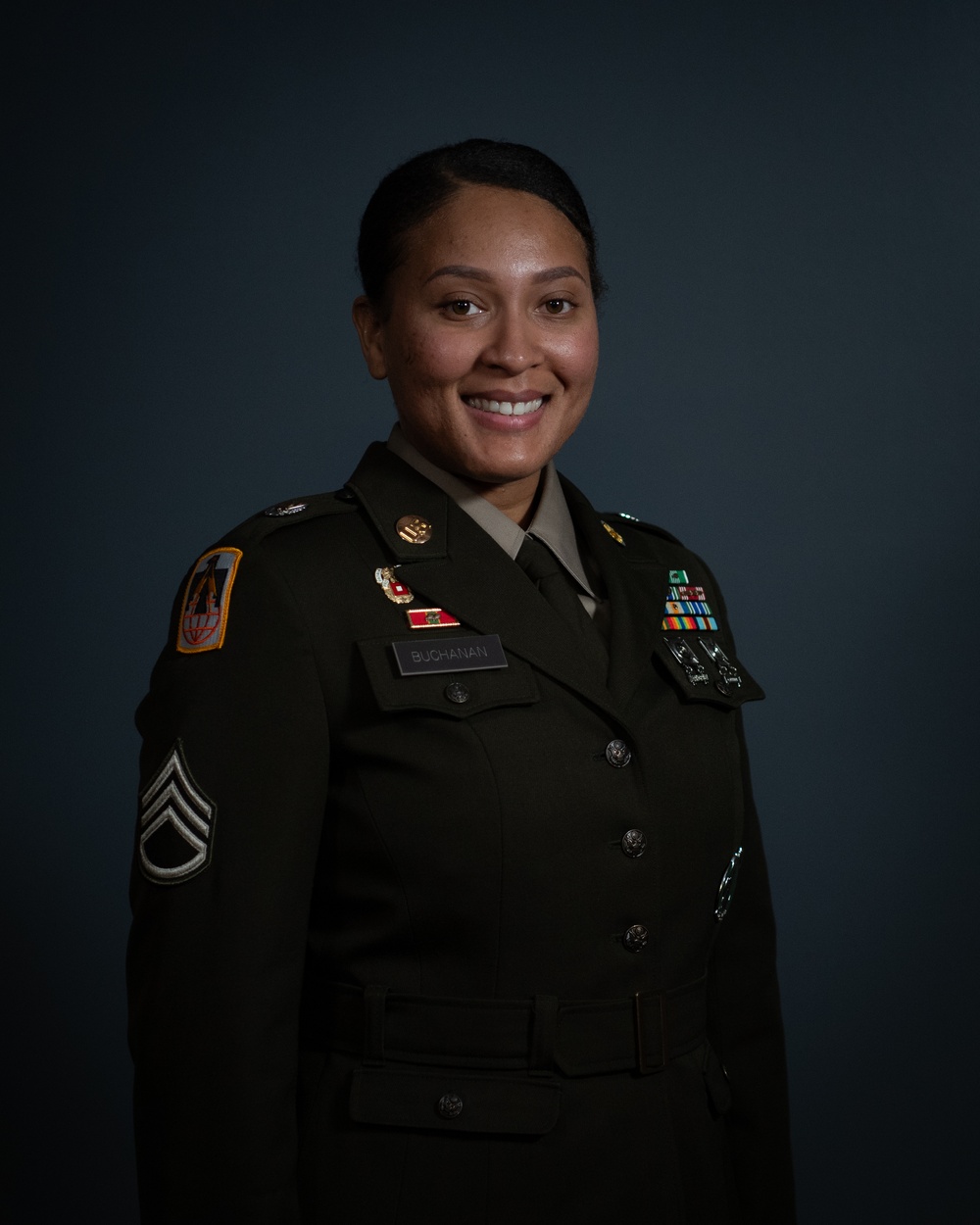 SAMC Inductee Staff Sgt. Zaynia Buchanan