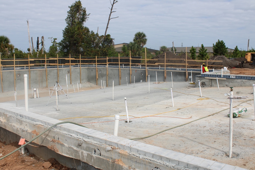 Construction of the new MWR at the Installation of the Future is picking up speed