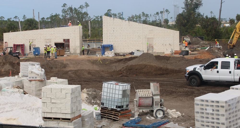 Construction of the new MWR at the Installation of the Future is picking up speed
