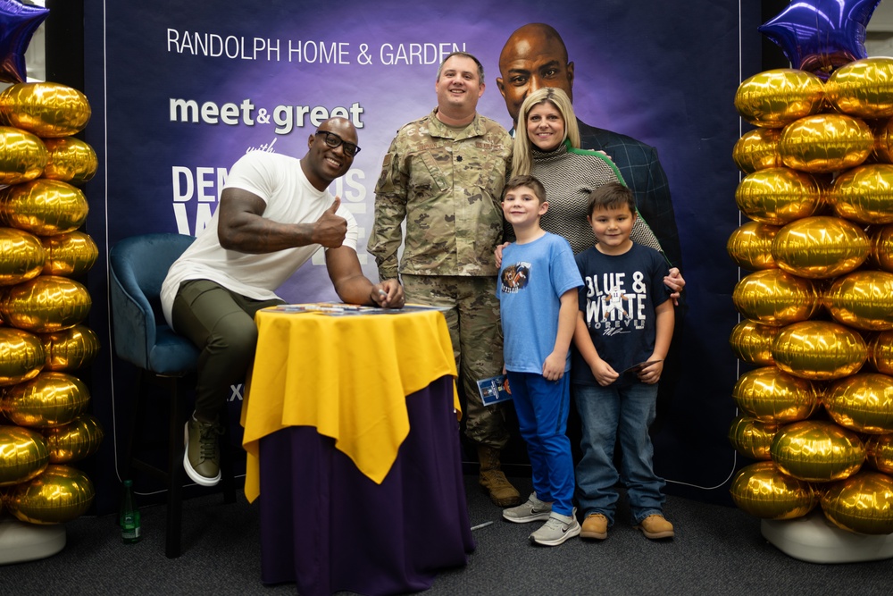 Demarcus Ware Visit to JBSA-Randolph