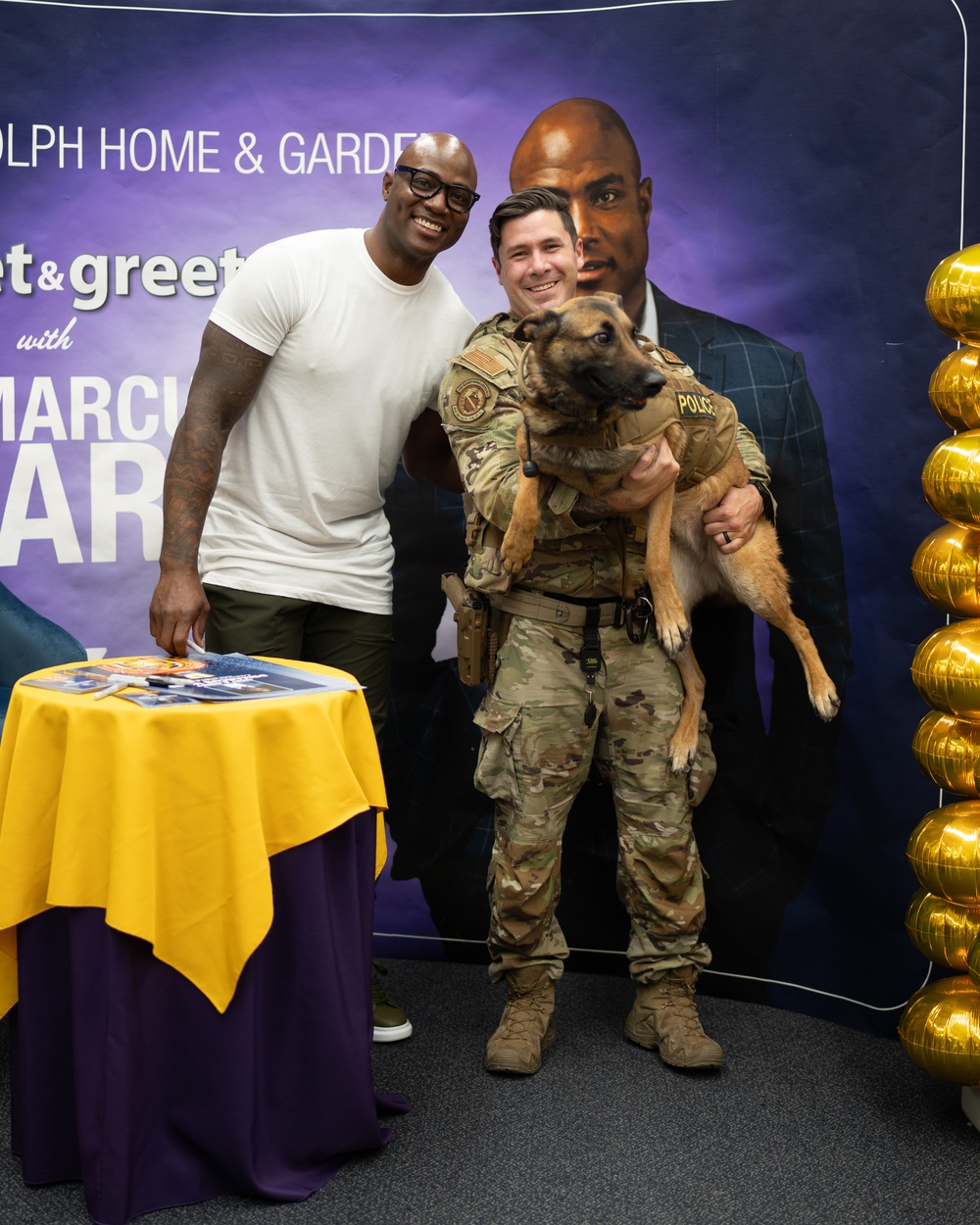 Demarcus Ware Visit to JBSA-Randolph