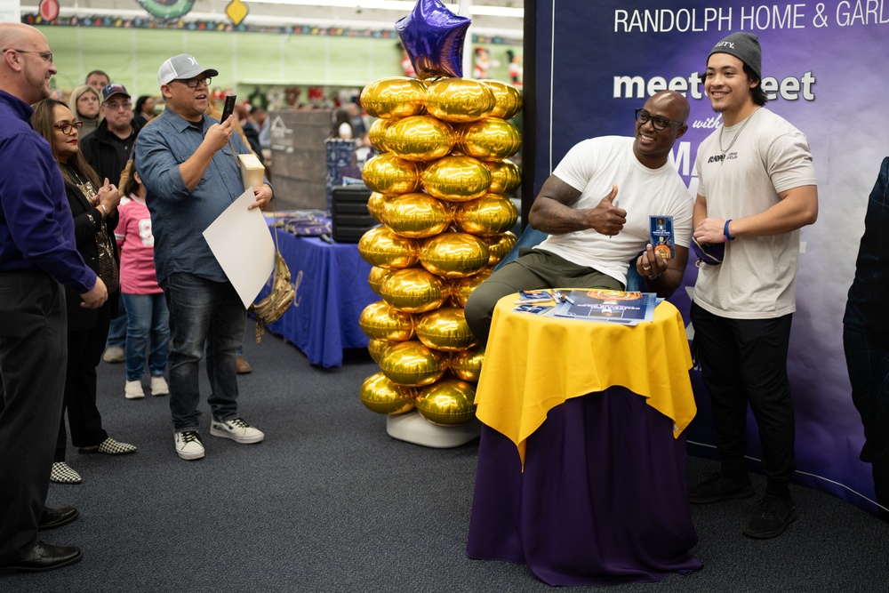 Demarcus Ware Visit to JBSA-Randolph