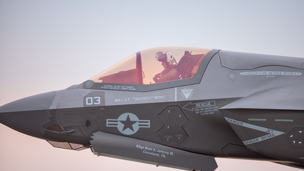 Marine Fighter Attack Squadron (VMFA) 542 conducts flight operations