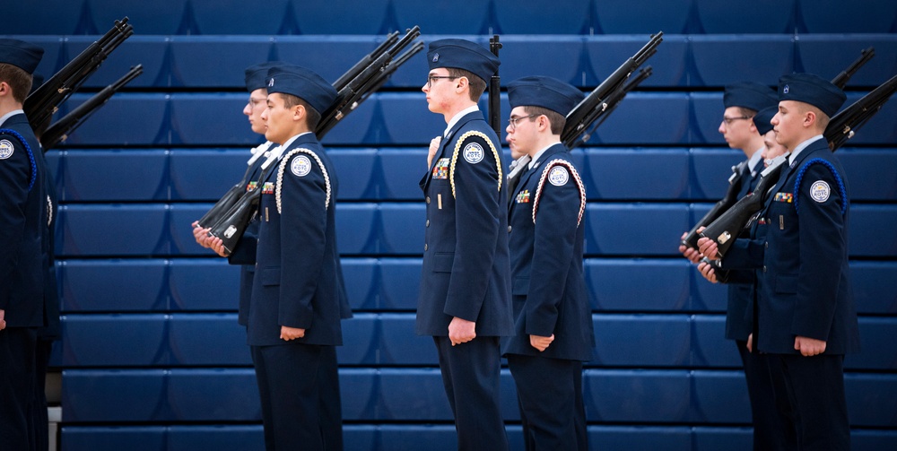 311th Recruiting Squadron oversees AFJROTC drill competition