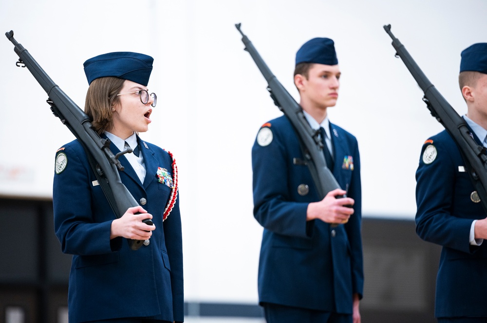 311th Recruiting Squadron oversees AFJROTC drill competition