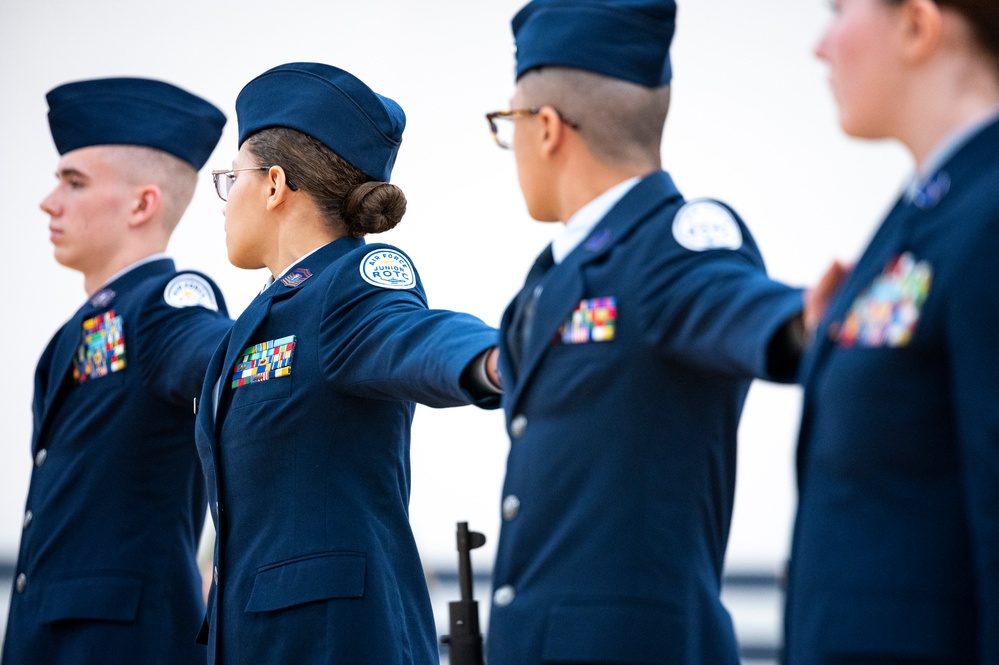 311th Recruiting Squadron oversees AFJROTC drill competition