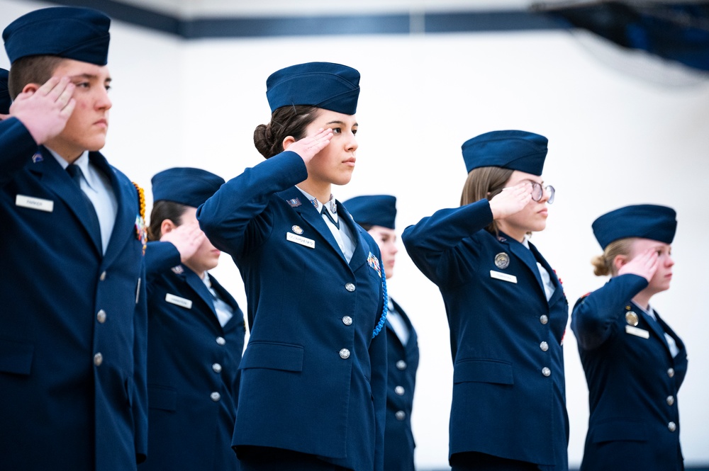 311th Recruiting Squadron oversees AFJROTC drill competition