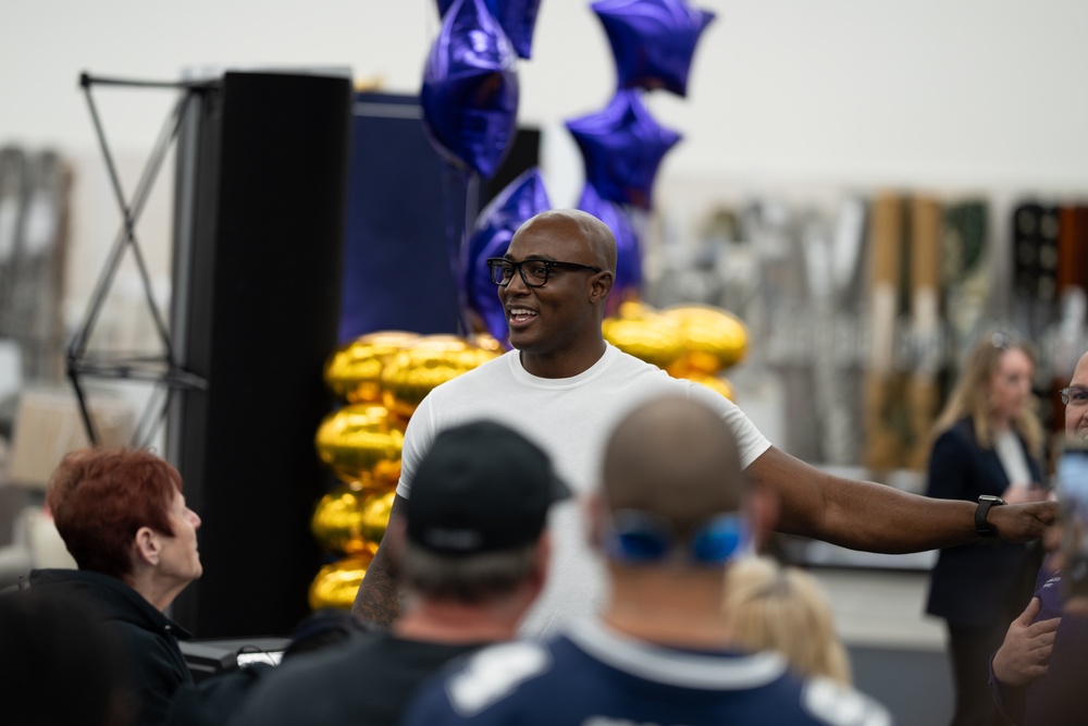 Demarcus Ware Visit to JBSA-Randolph