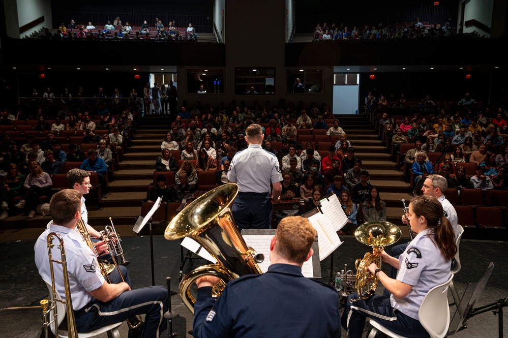 USAF Heritage of America Band supports recruiting mission