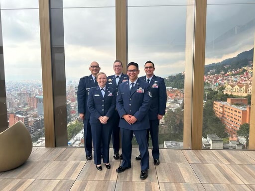 Wing Commander, IAAFA participate in Colombia’s Cyber Conference