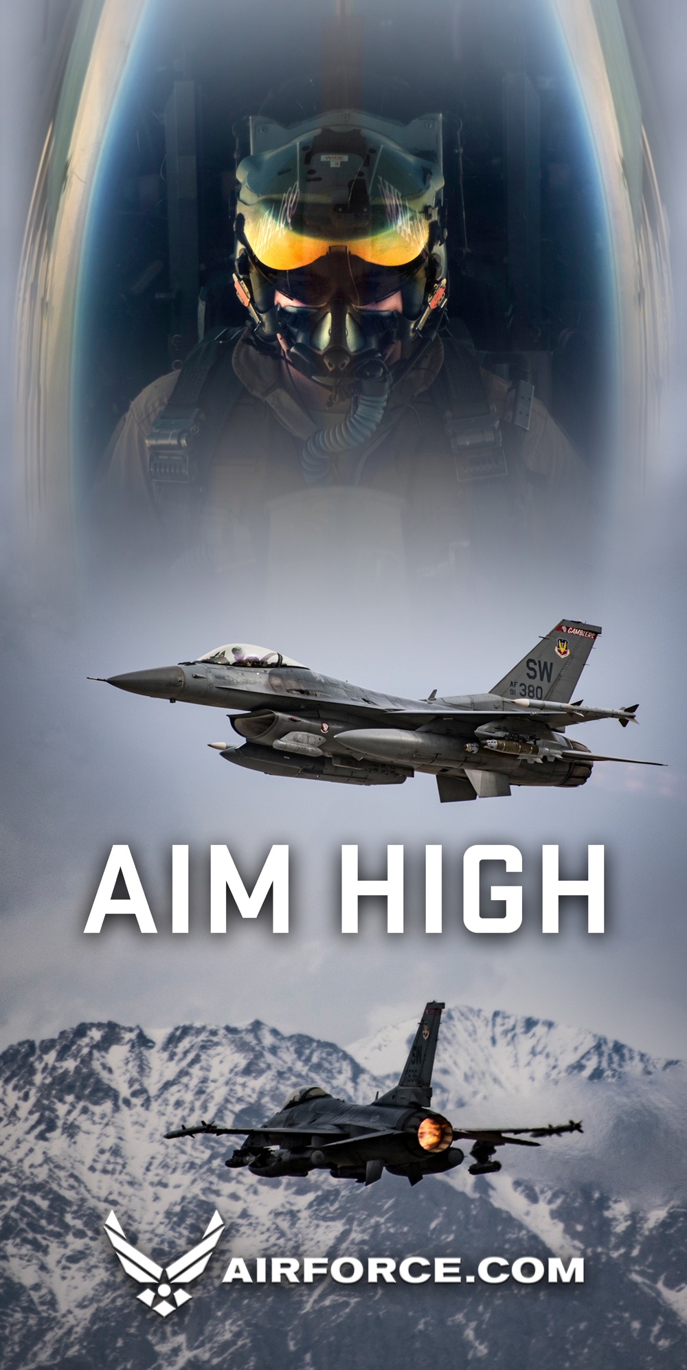 Aim High Poster: F-16