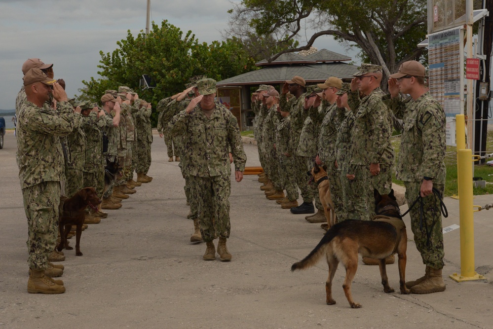 U.S. Coast Guard Port Security Unit 305 decommissions unit and Coast Guard mission in Guantanamo Bay, Cuba after 21 years