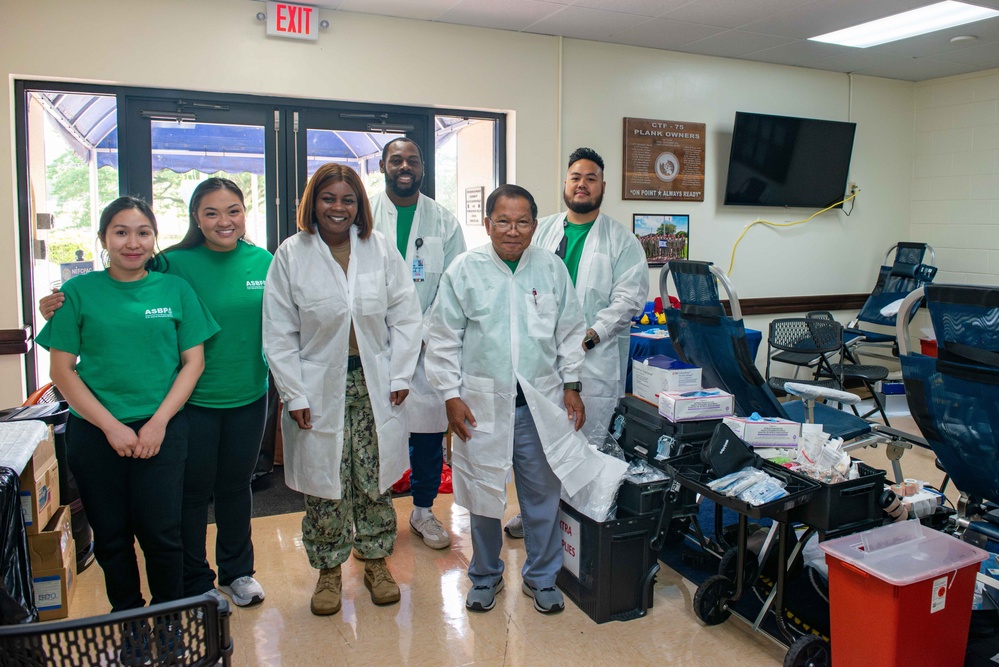 CTF 75 Hosts Blood Drive