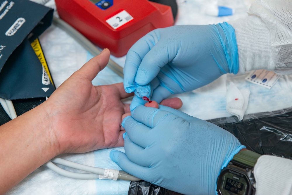 CTF 75 Hosts Blood Drive