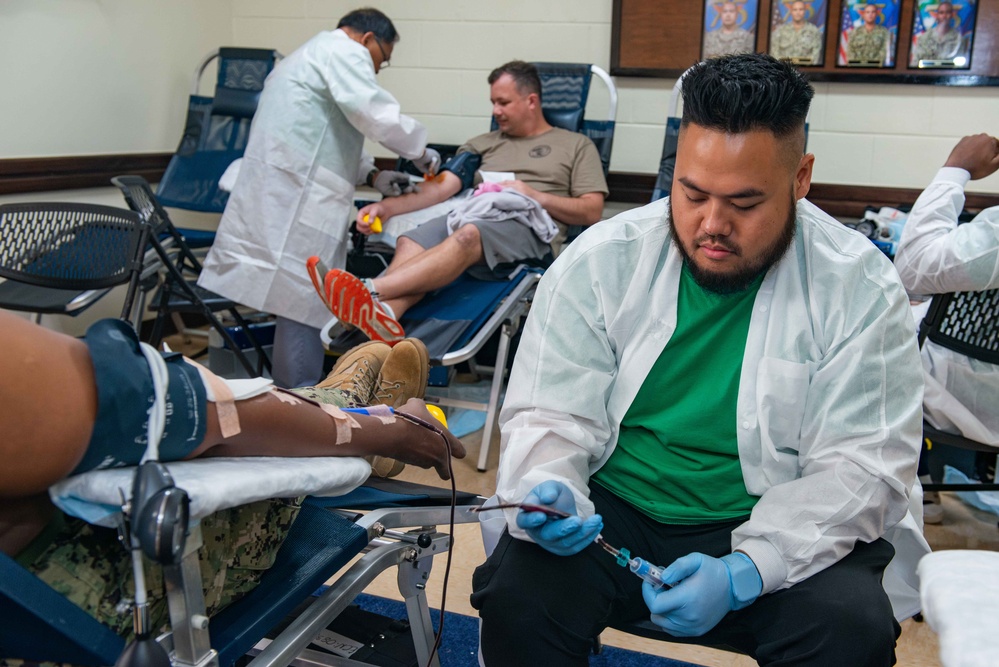 CTF 75 Hosts Blood Drive