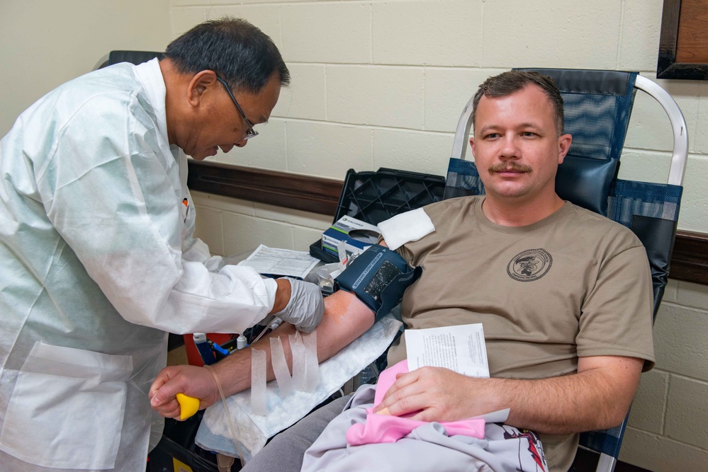 CTF 75 Hosts Blood Drive