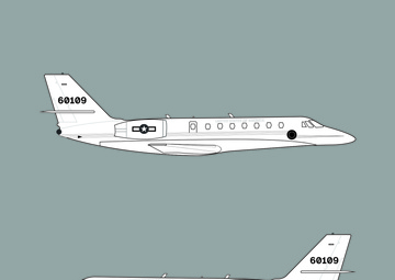 UC-35 Jet Technical Illustration