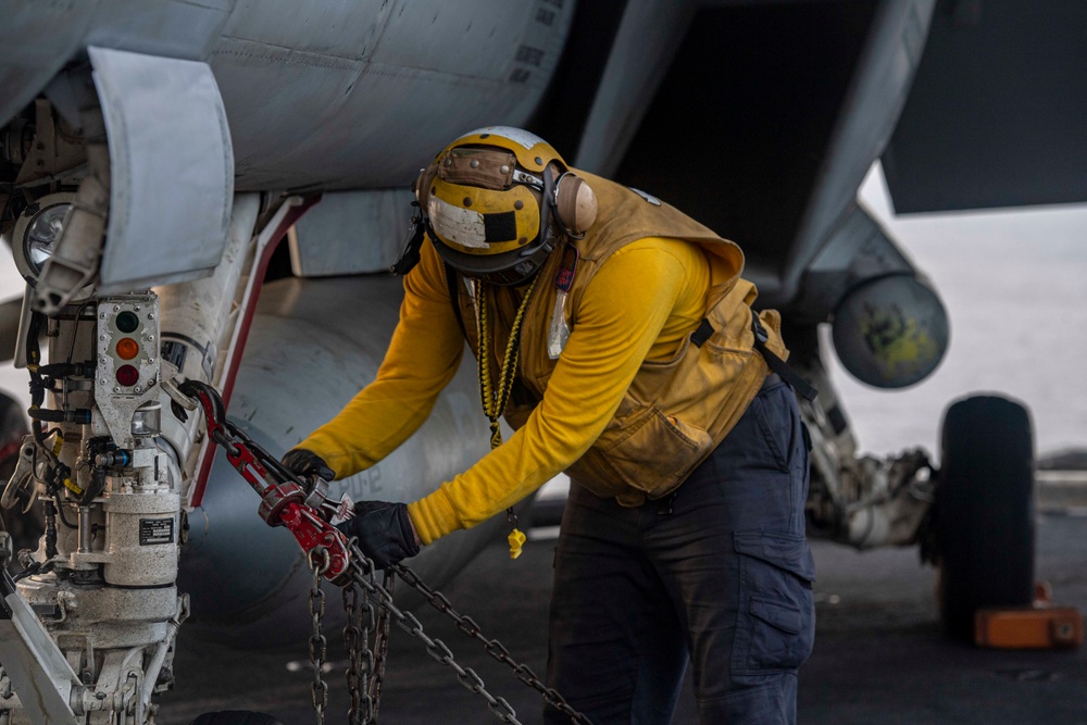 USS Dwight D. Eisenhower Conducts Flight operations in the Arabian Gulf