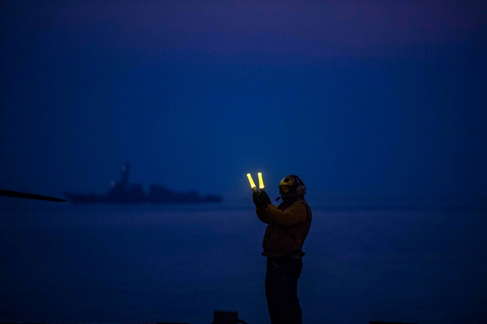 USS Dwight D. Eisenhower Conducts Flight Operations in the Arabian Gulf