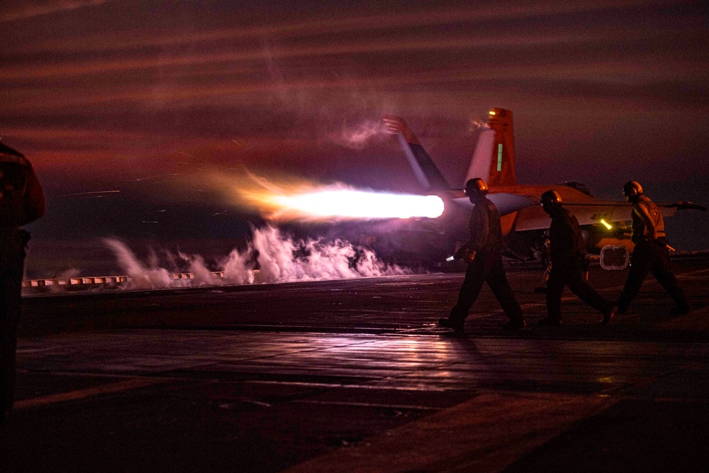 USS Dwight D. Eisenhower Conducts Flight Operations in the Arabian Gulf