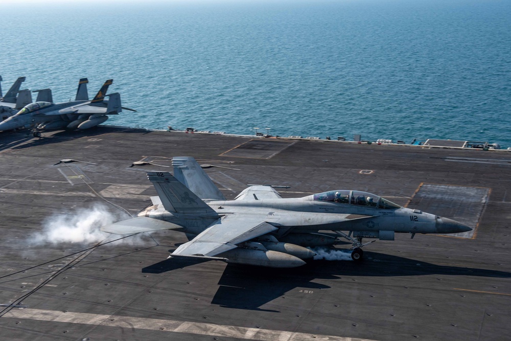 USS Dwight D. Eisenhower Conducts Flight Operations in the Arabian Gulf