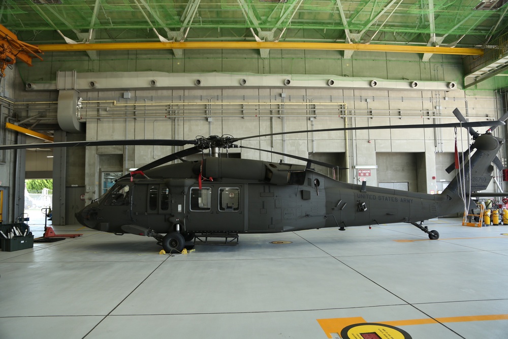 UH-60 Blackhawk Maintenance at Kastner Heliport