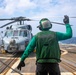 Sailors Aboard USS Princeton (CG 59) Conduct Flight Operations