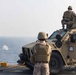 26th MEU(SOC) Conducts JLTV-Mounted .50 Caliber Machine Gun Range Aboard USS Bataan