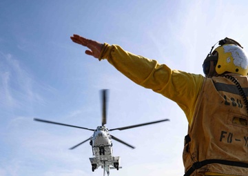 USS Carter Hall Conducts a Replenishment-at-Sea
