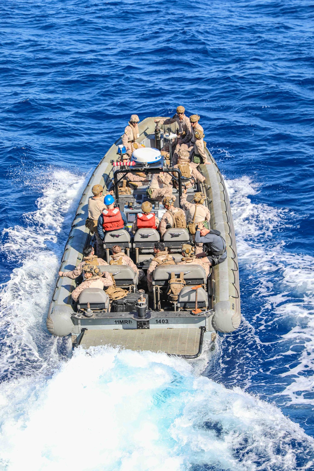 USS Carter Hall (LSD 50) Conducts Small Boat Ops, Nov. 17, 2023