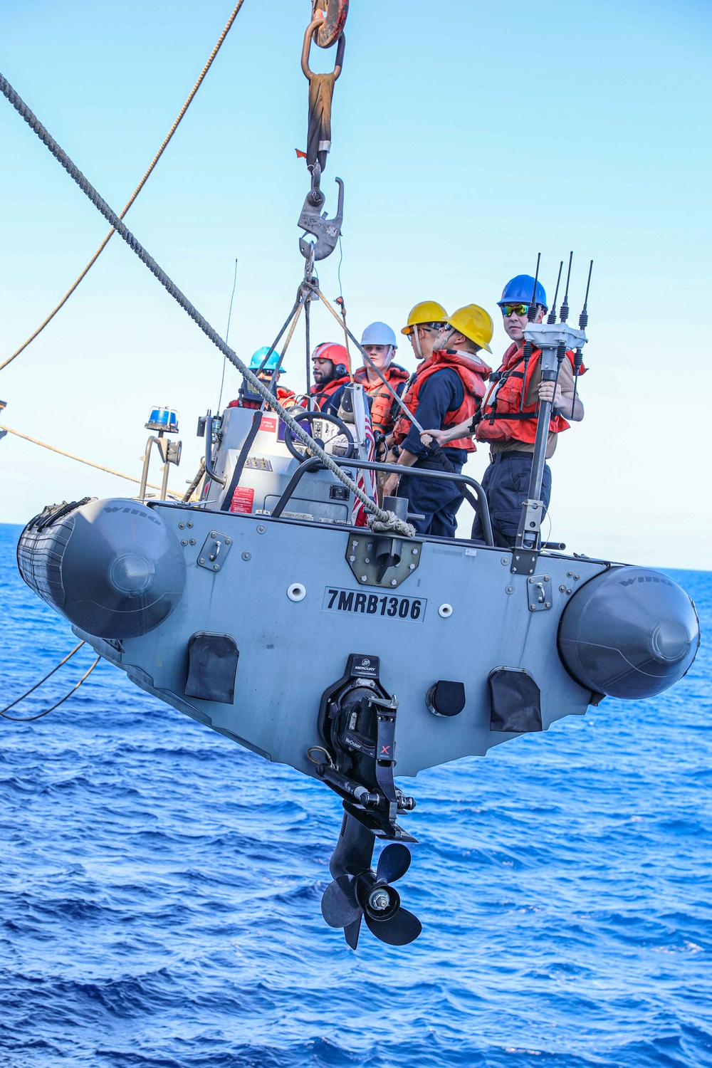 USS Carter Hall (LSD 50) Conducts Small Boat Ops, Nov. 17, 2023