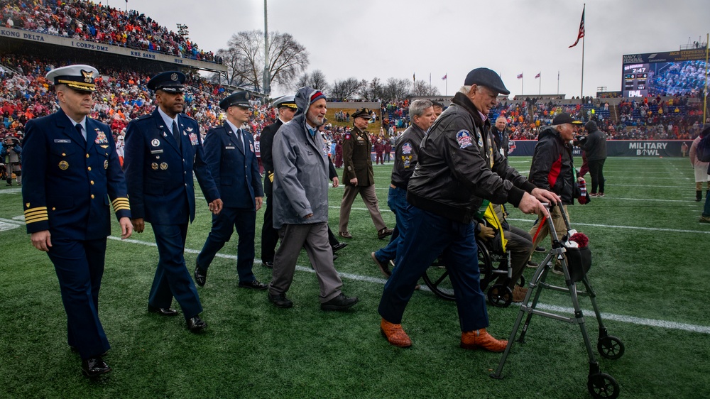 U.S. Coast Guard at 2023 Military Bowl in Annapolis, Maryland