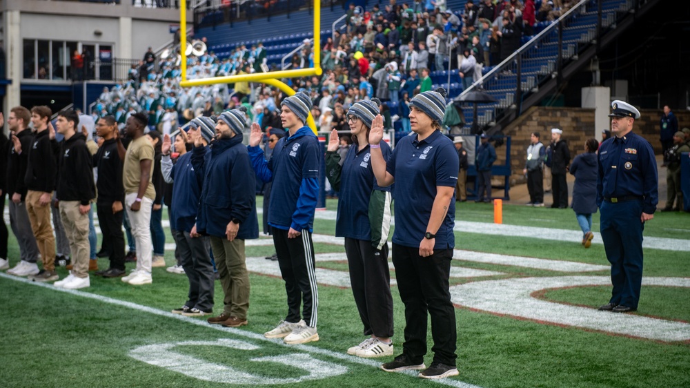 U.S. Coast Guard at 2023 Military Bowl in Annapolis, Maryland