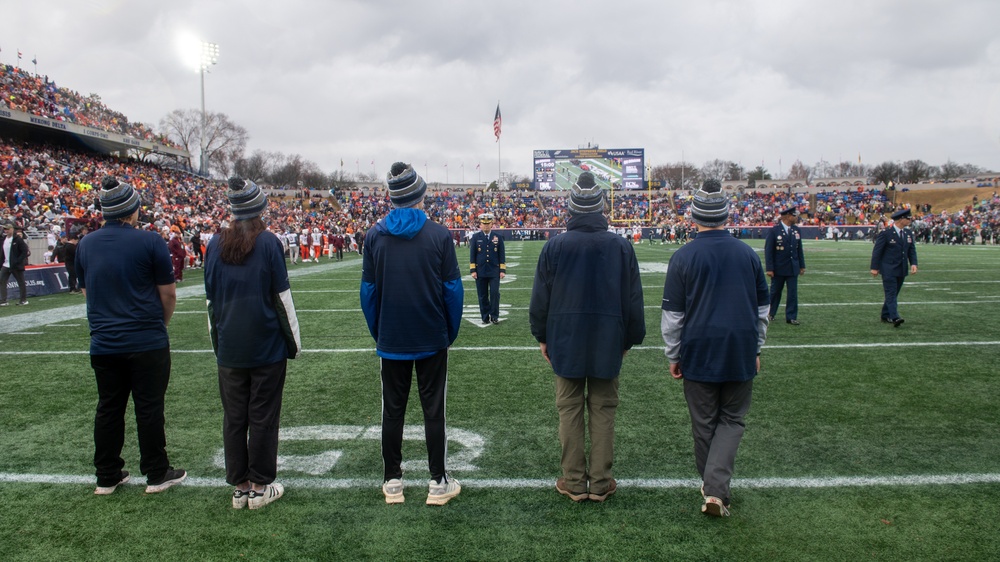 U.S. Coast Guard at 2023 Military Bowl in Annapolis, Maryland