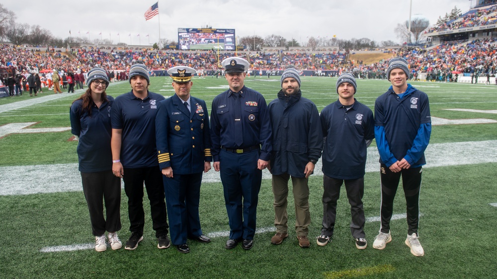 U.S. Coast Guard at 2023 Military Bowl in Annapolis, Maryland