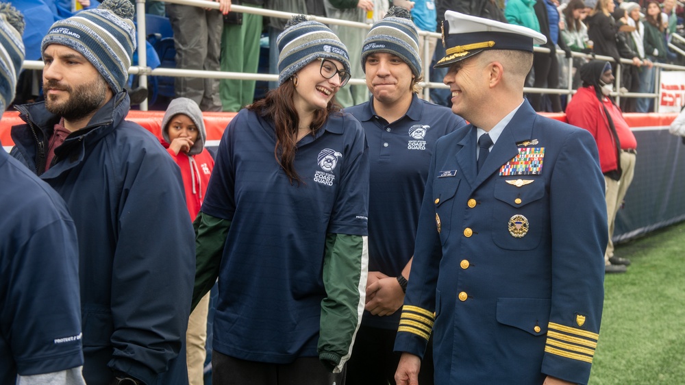 U.S. Coast Guard at 2023 Military Bowl in Annapolis, Maryland