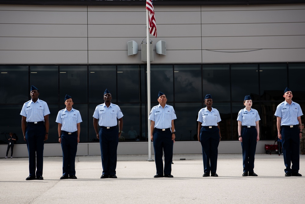 Basic Military Training trainees become U.S. Citizens under new streamlined naturalization process