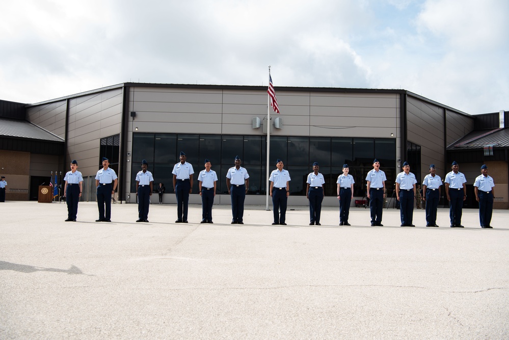 Basic Military Training trainees become U.S. Citizens under new streamlined naturalization process