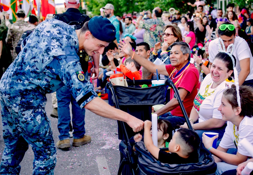 DLIELC students march in Fiesta Parade