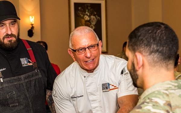 Chef Robert Irvine visits Joint Base San Antonio-Lackland