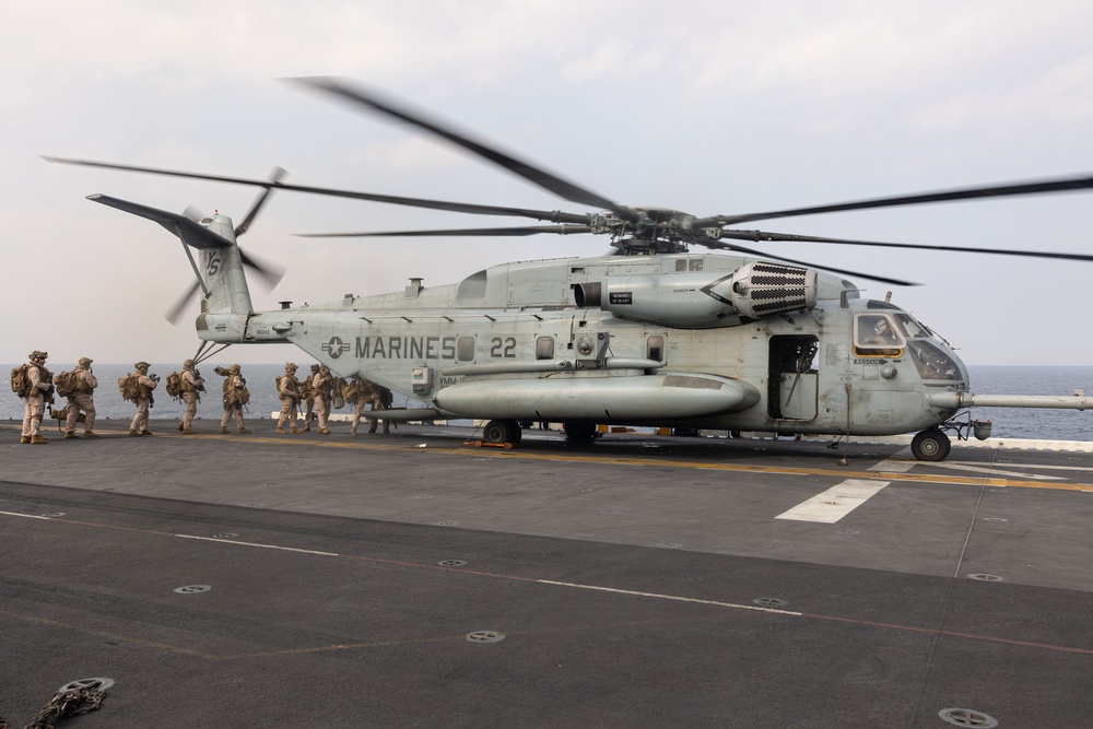 Apache Rehearses TRAP at sea