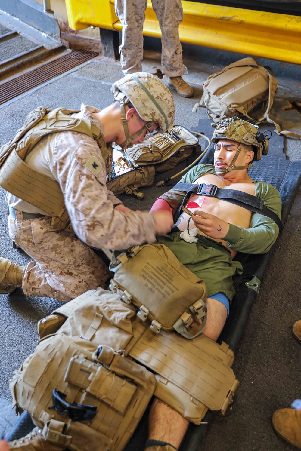 DVIDS - Images - USS Carter Hall (LSD 50) Conducts Mass Casualty Drill ...