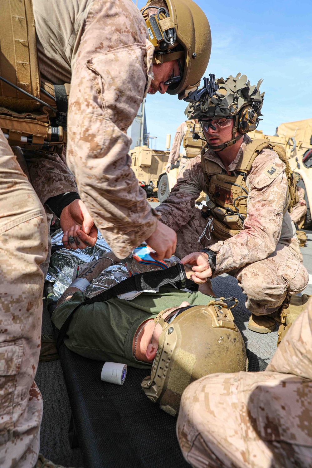 USS Carter Hall (LSD 50) Conducts Mass Casualty Drill, Nov. 22, 2023