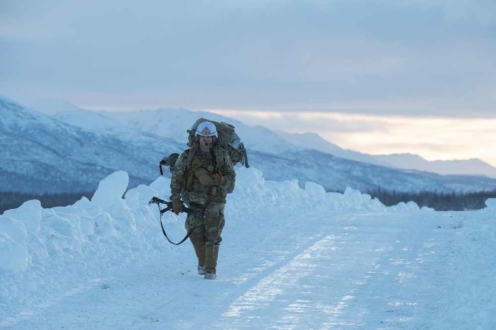 Army paratroopers and Marine Corps aviators conduct joint airborne training at JBER