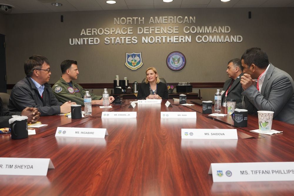 International Visitor Leadership Program Participants Visit NORAD, USNORTHCOM